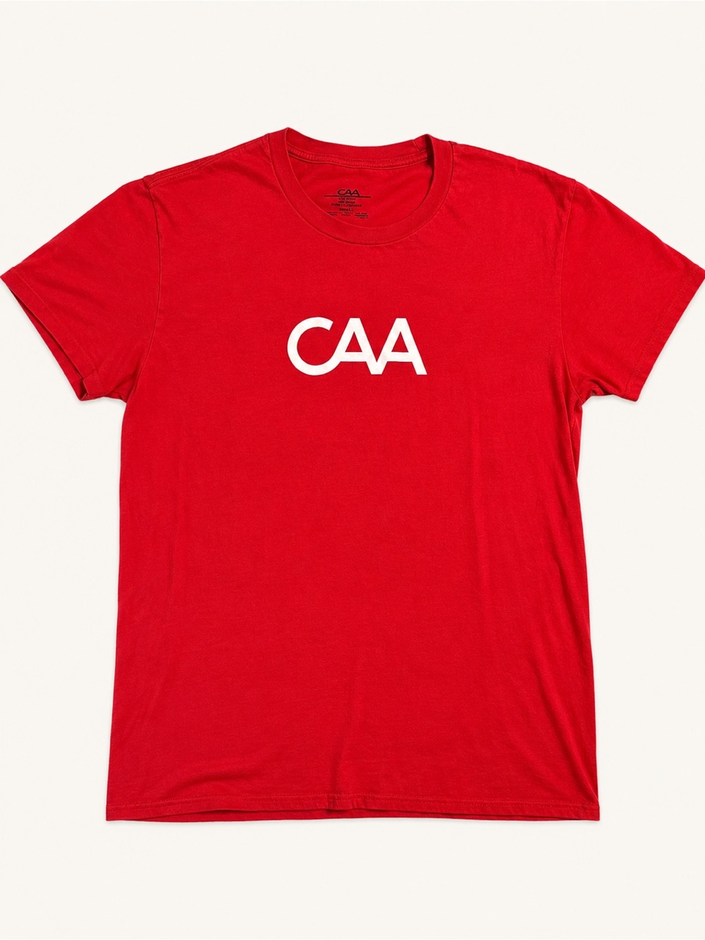 CAA Creative Artists Agency Red Logo T-Shirt Small Hollywood